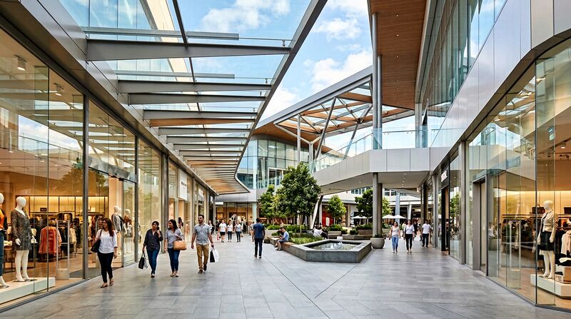 Retail and Shopping Centres, Highrise Glazing Perth